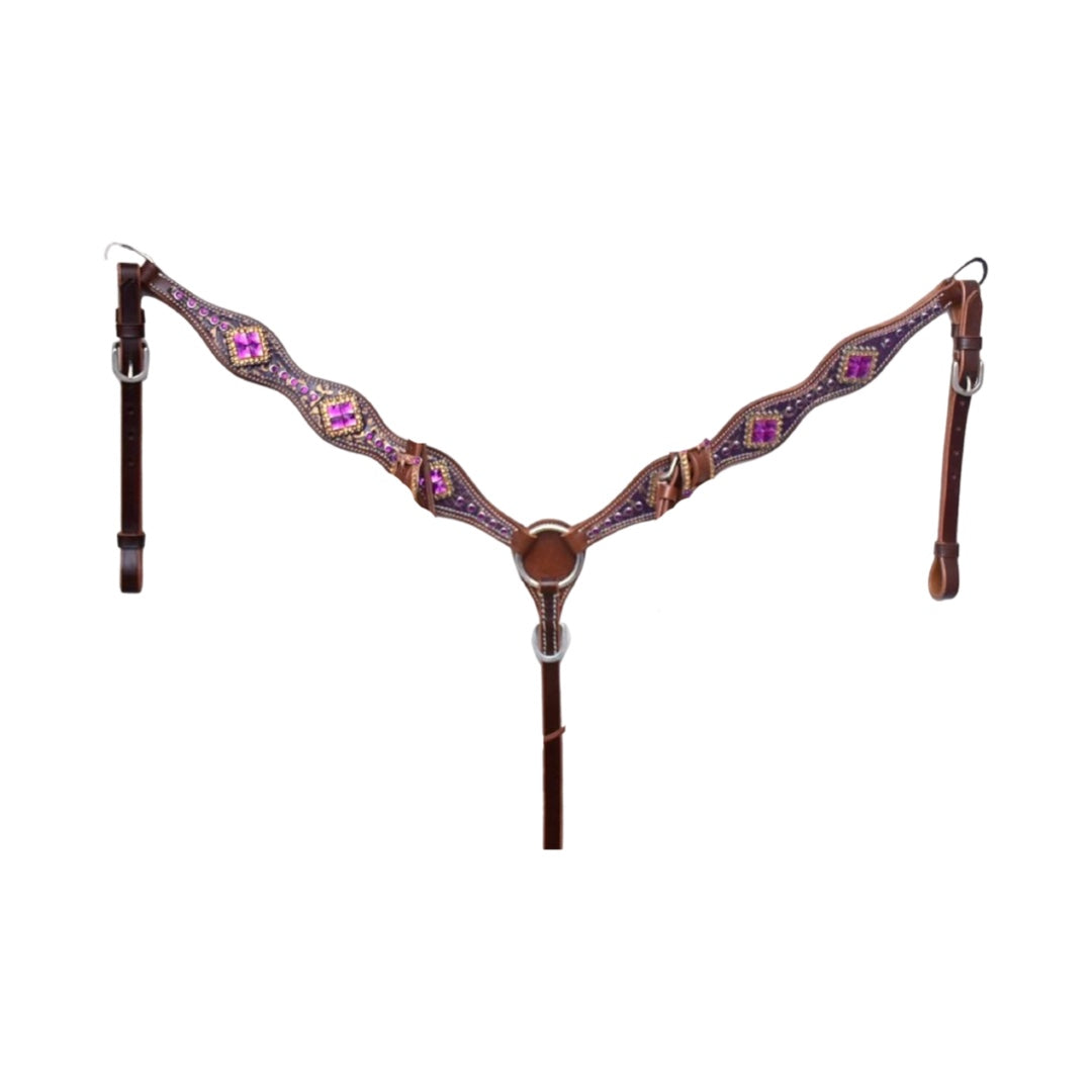 Navaho Purple Stone Breastplate Cob
