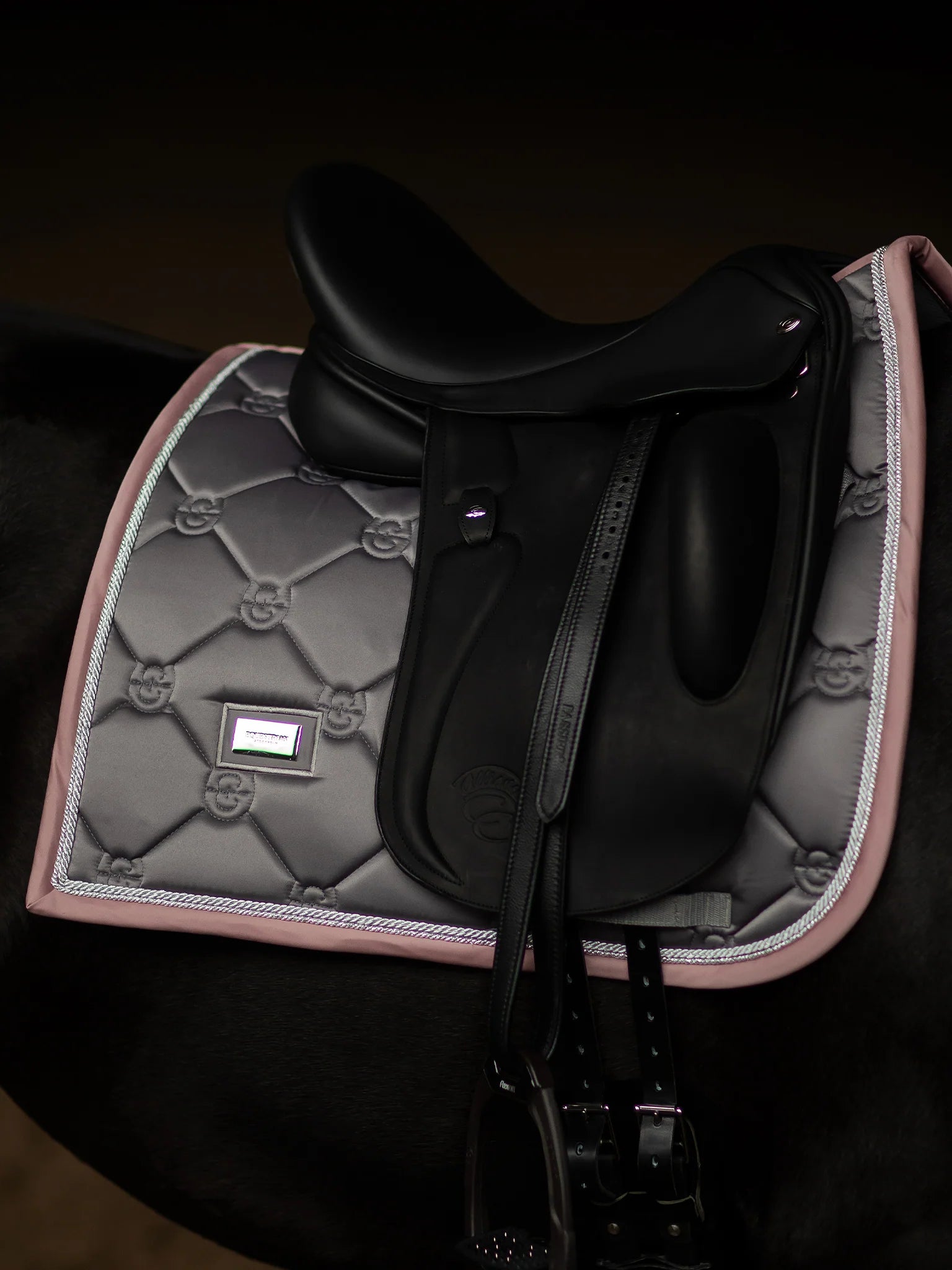 Equestrian Stockholm Dressage Saddle Pad Dusty Pink