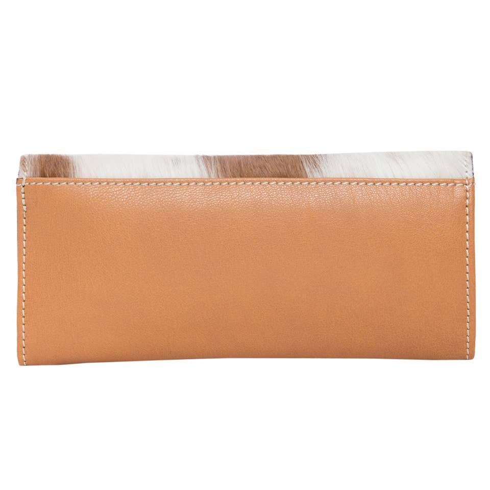 The Design Edge Oran Tooling Leather Flap Cowhide Wallet AW23