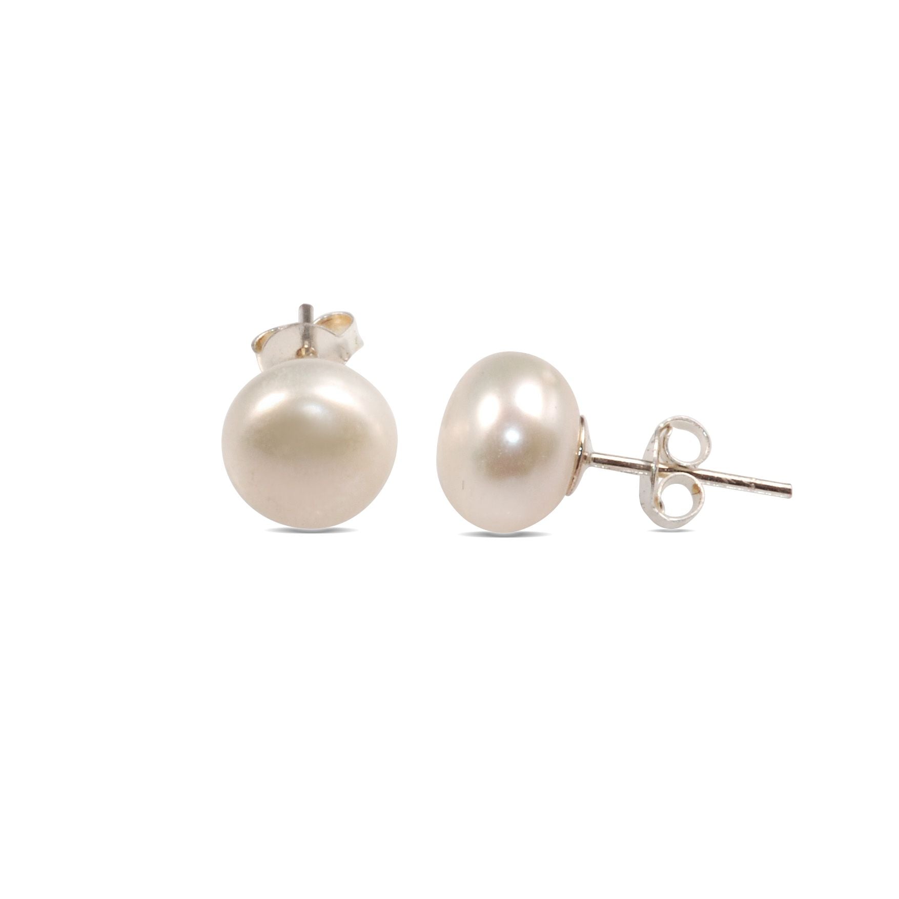 Mountain Creek Jewellery 9mm Freshwater Pearl Stud Earrings