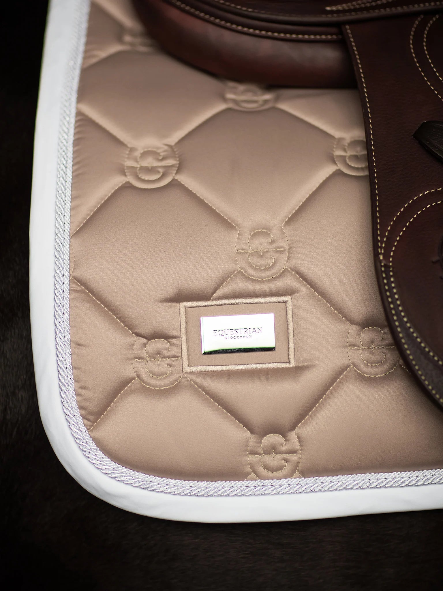Equestrian Stockholm Jump Saddle Pad Sand