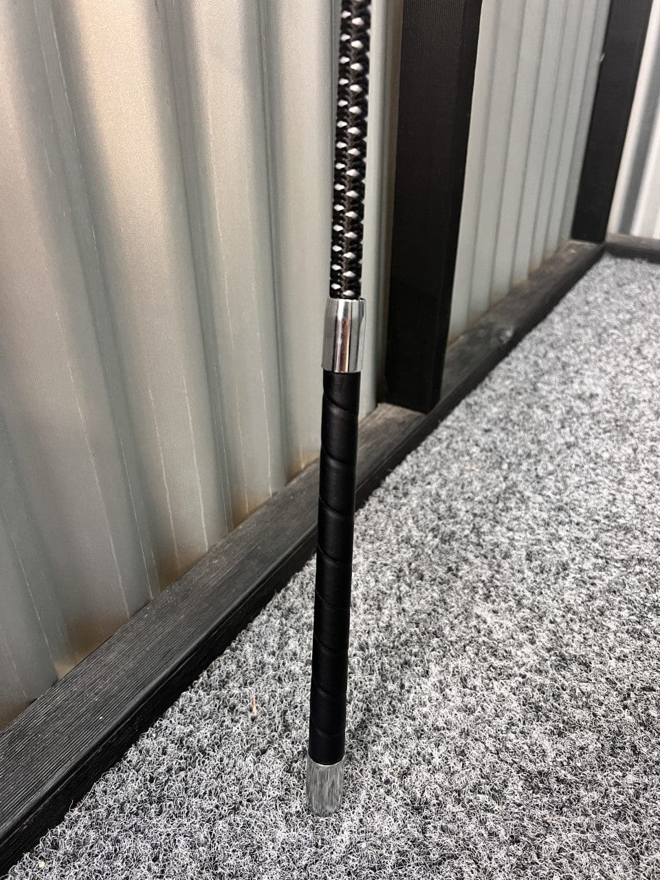 Eurohunter Deluxe Lunge Whip Black 180cm