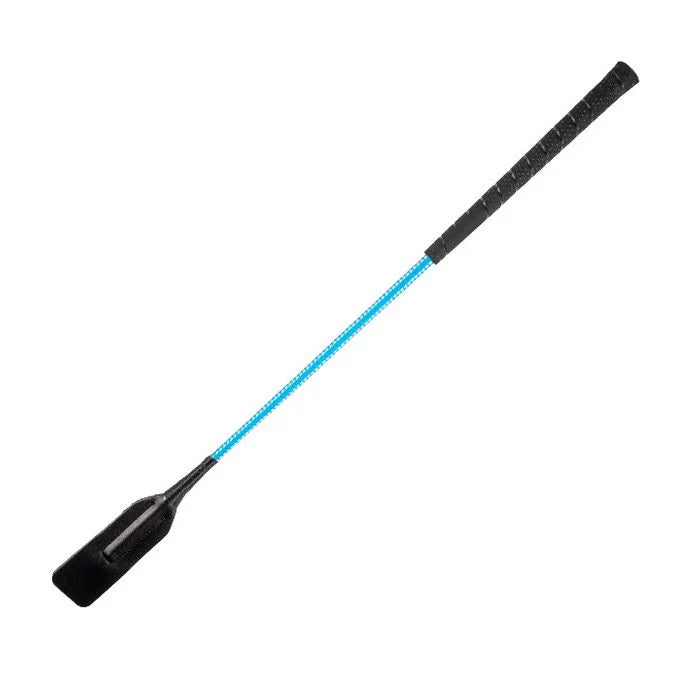 Eurohunter Jumping Whip White/Light Blue 60cm