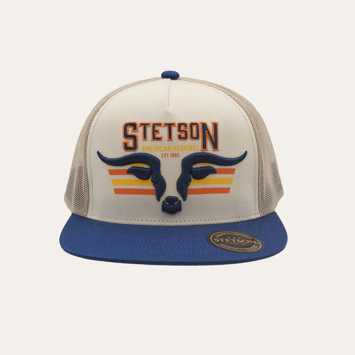 Stetson Longhorn Trucker Cap Blue