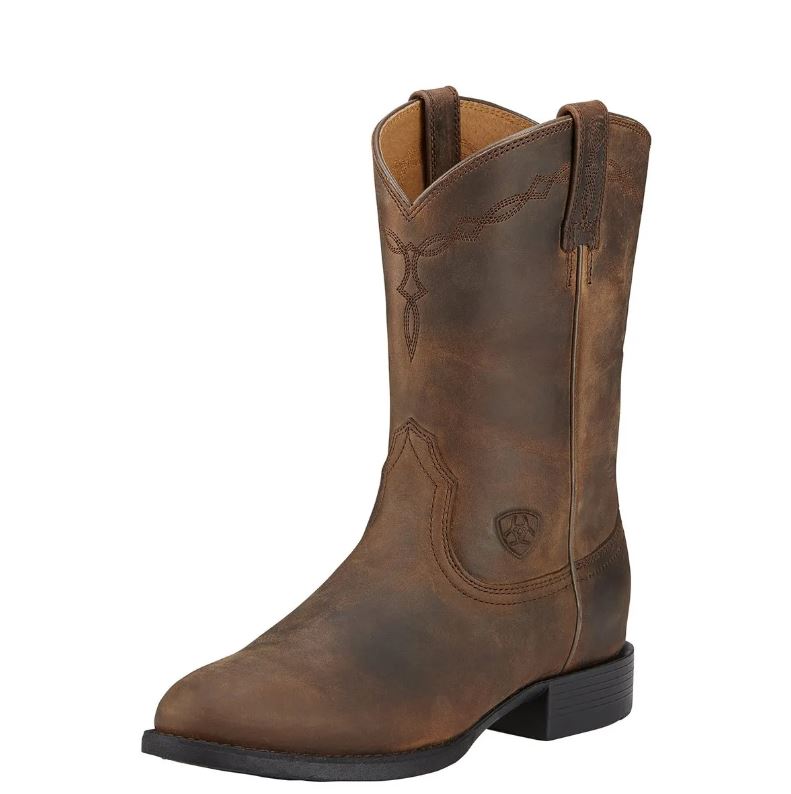 Ariat Men's Heritage Roper Distressed Brown