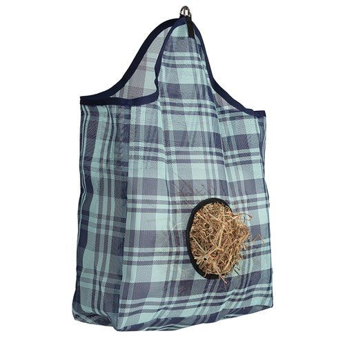 Hay Bag Feeder PVC Mesh - Turquoise