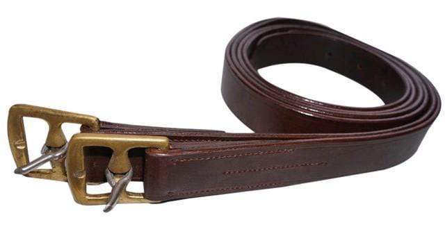 McAlister Stock Leathers Brass 58"