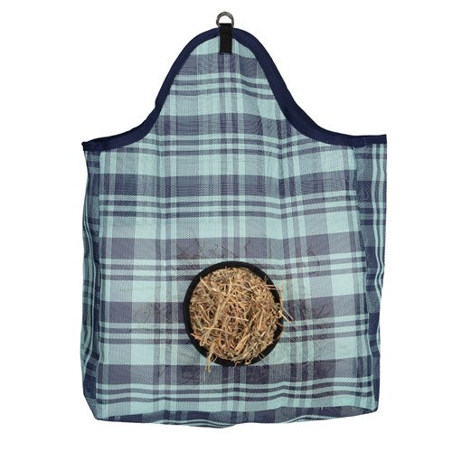 Hay Bag Feeder PVC Mesh - Turquoise