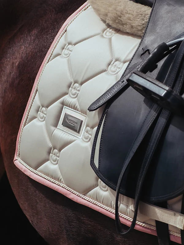 Equestrian Stockholm Dressage Saddle Pad Desert Rose