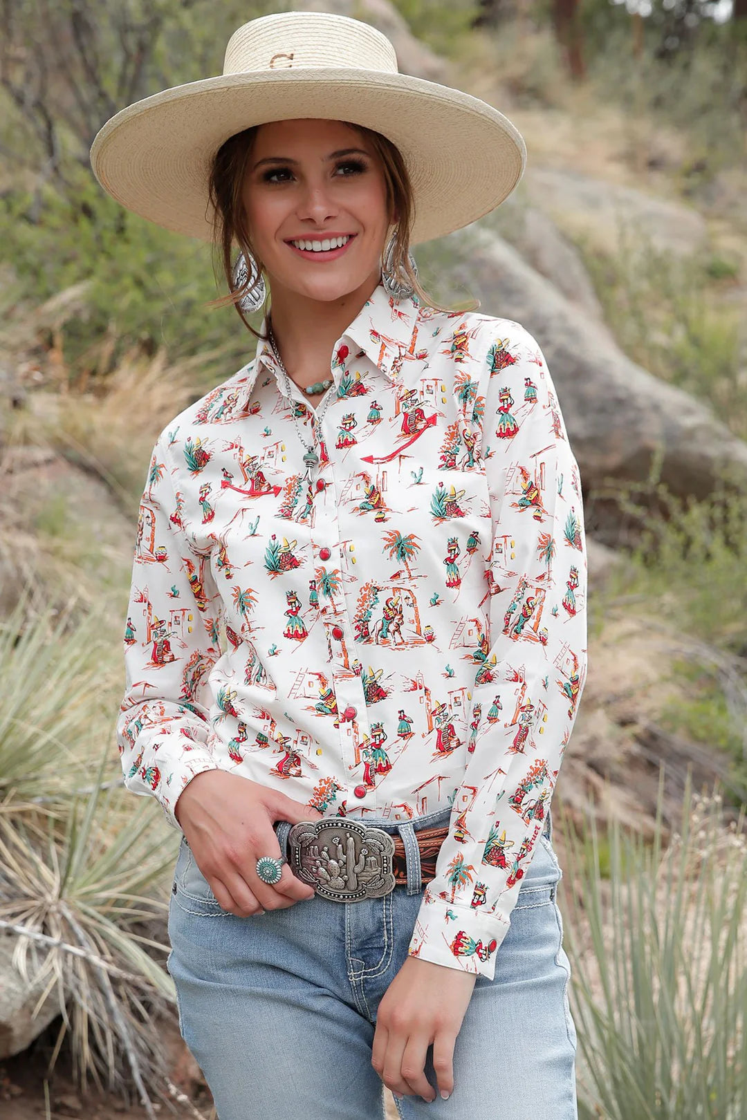 Cruel Girl - Womens Aloha White Arena Shirt