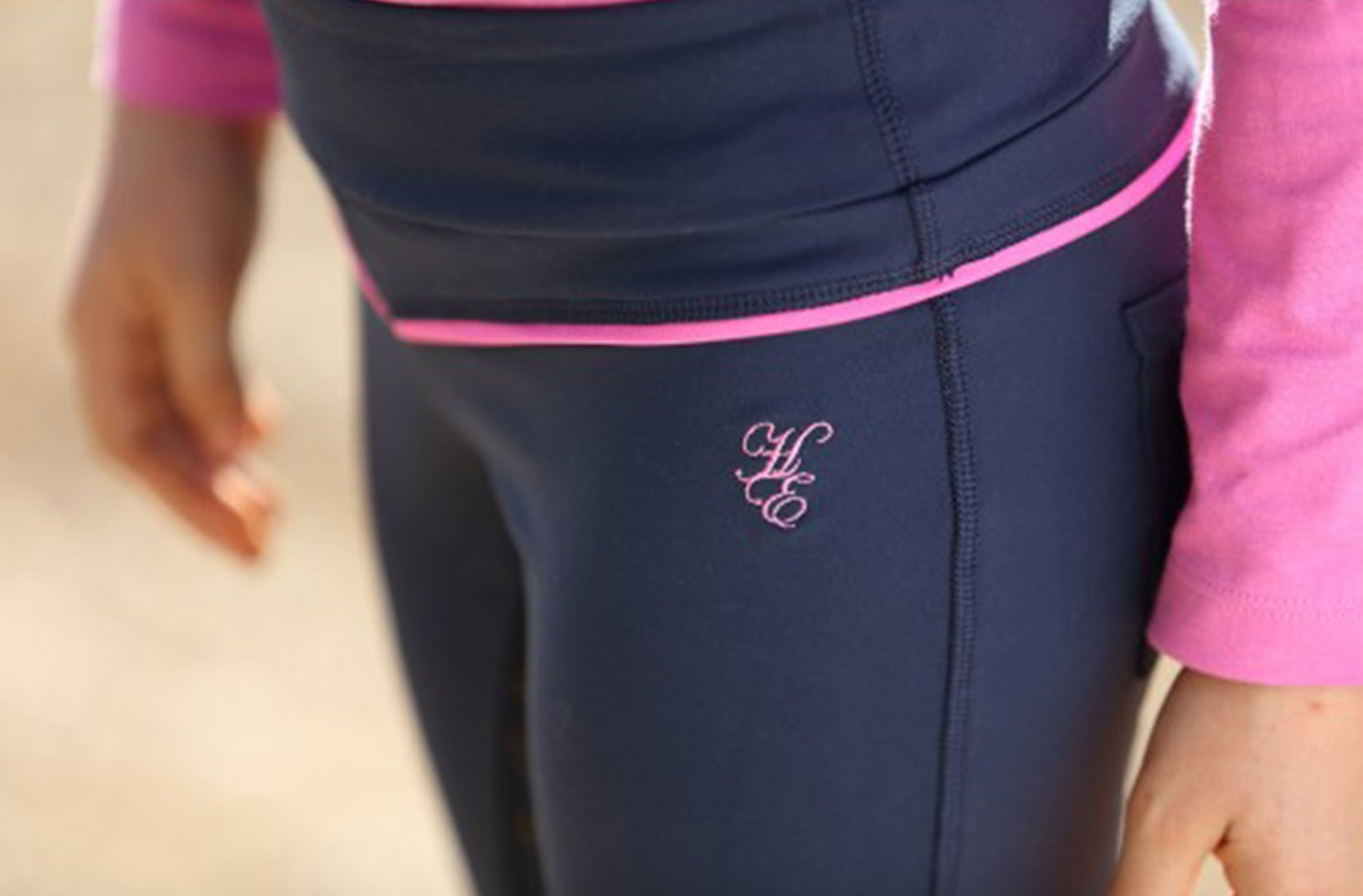 Huntington Girls Pull-On Gel Seat Breech