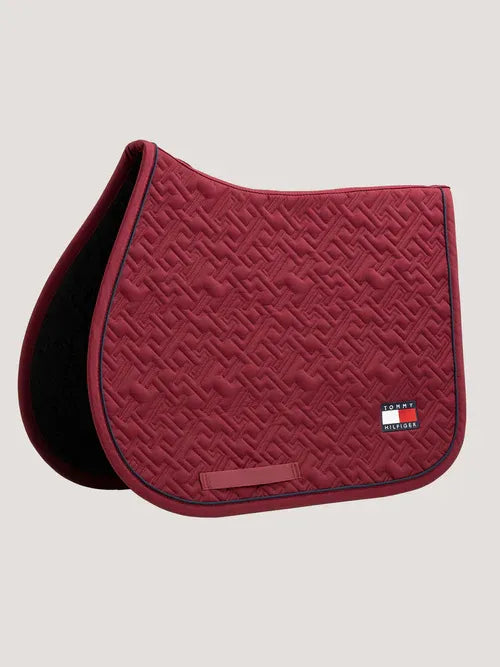 Tommy Hilfiger Oxford Jumping Saddle Pad Rouge