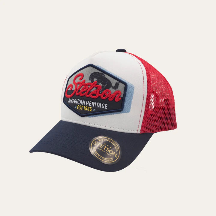 Stetson Bronco Trucker Cap Red