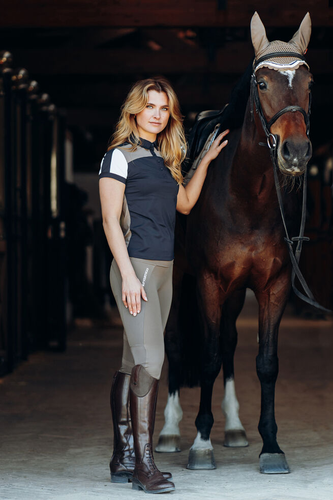 B Vertigo Alessa Women's Functional Polo Shirt