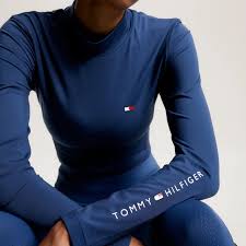 Tommy Hilfiger Long Sleeve Base Layer with Stand-Up Collar