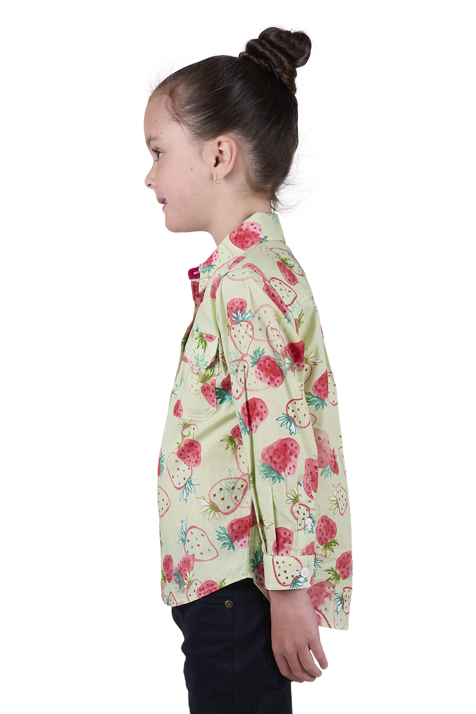 Hard Slog Kids Kimmy 1/2 PLKT LS Shirt
