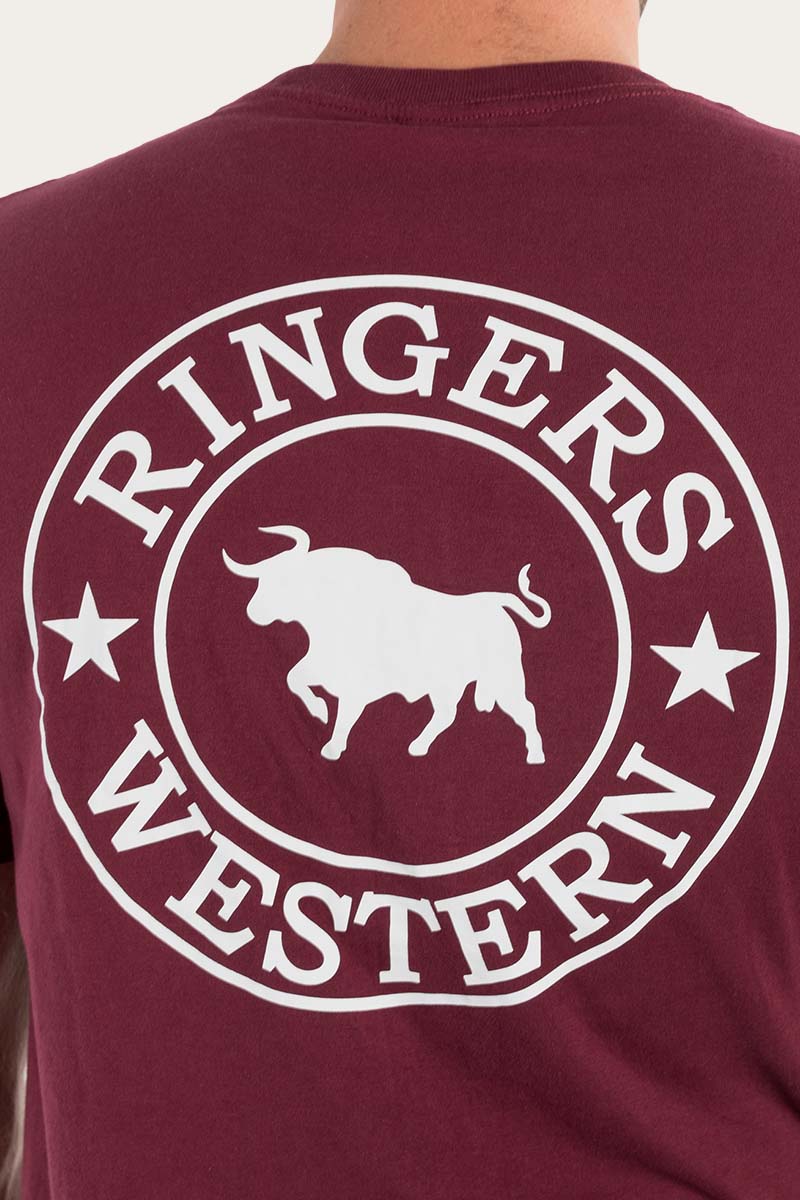 Ringers Western Signature Bull Mens Loose Fit T-Shirt