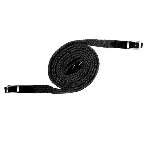 Cotton Hack Reins Black 5"