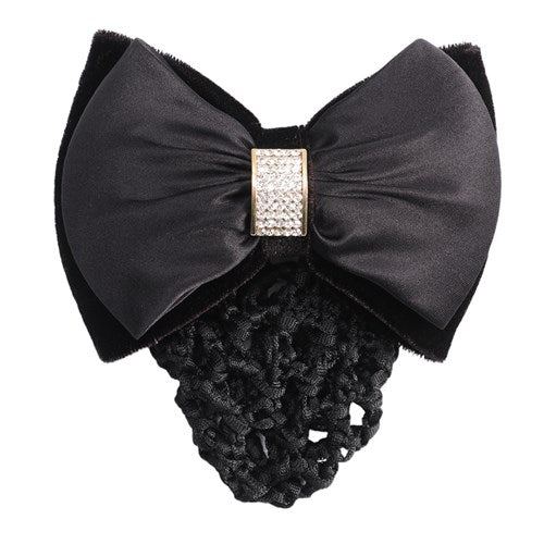 Crystal Show Bow Black