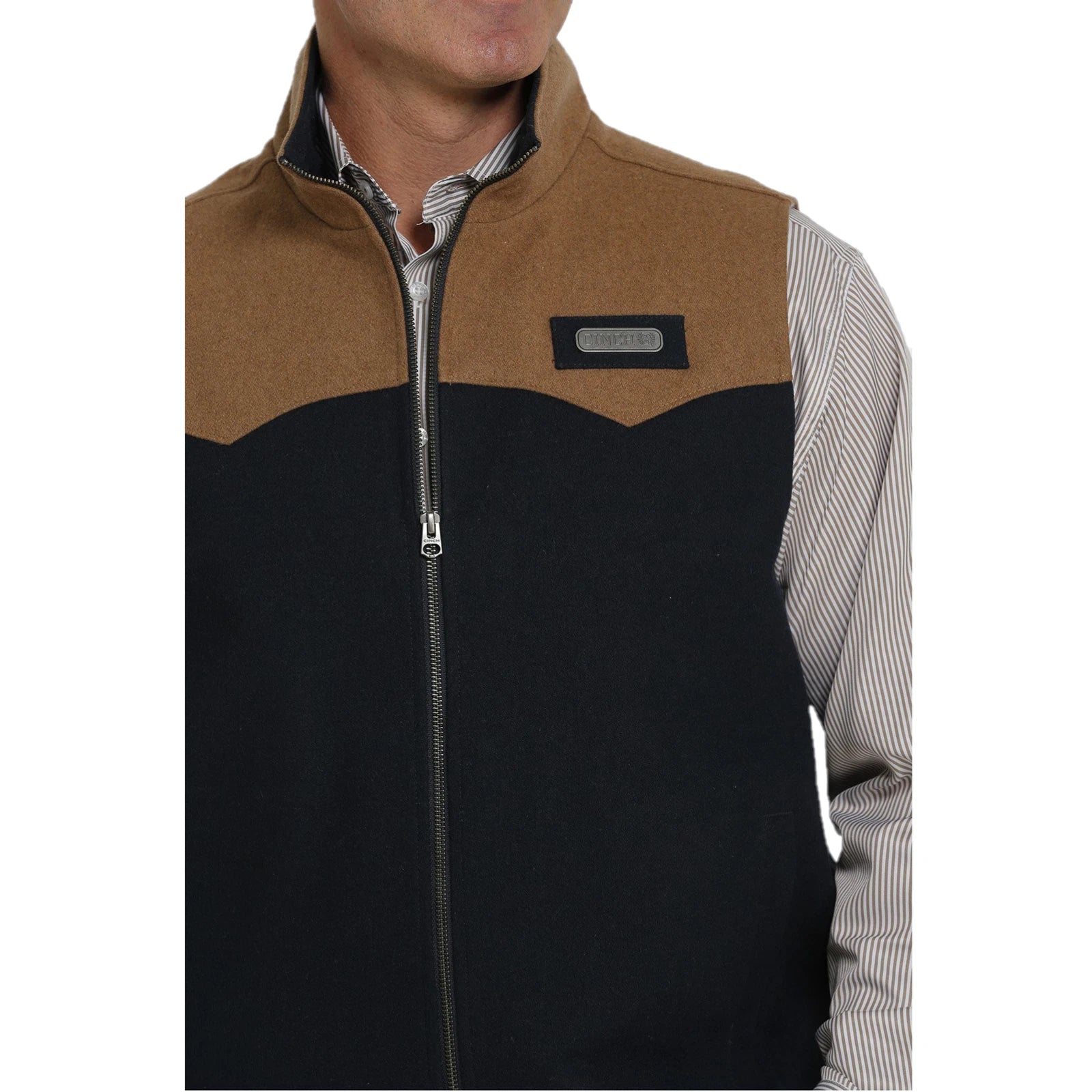 Cinch® Men's Concealed Carry Wooly Bonded Navy Vest