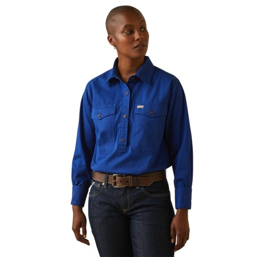 Ariat REBAR HALF BUTTON WORKSHIRT