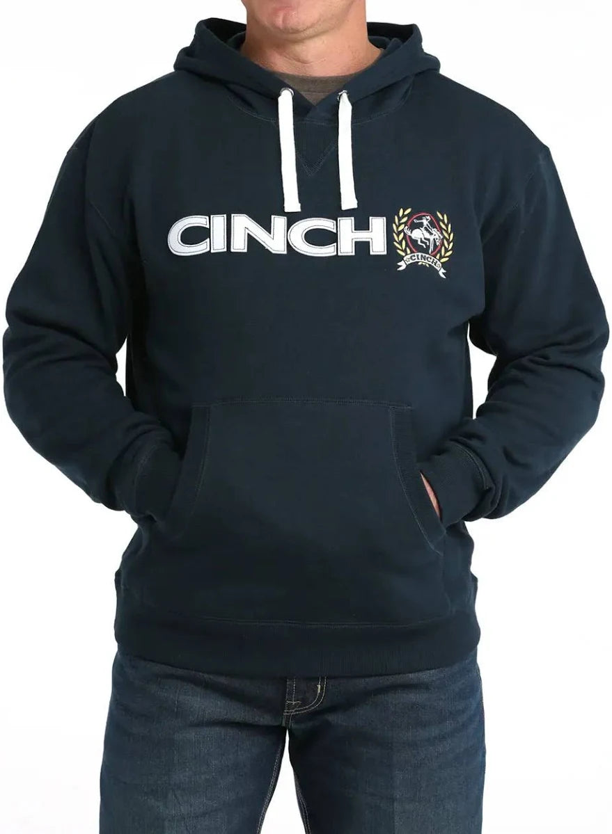 Cinch Men's Logo Hoodie Navy