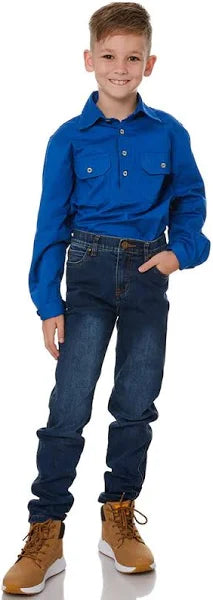 Pilbara Kids Stretch Denim Jeans Blue