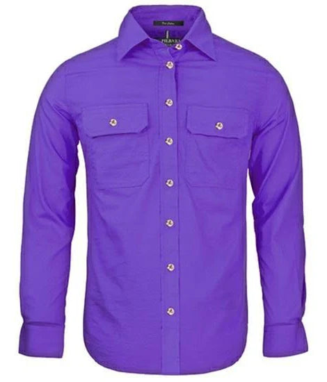 Women's Pilbara Open Front Long Sleeve Shirt