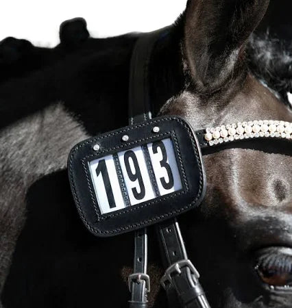 Leather and Crystal Bridle Numbers 3 Digit