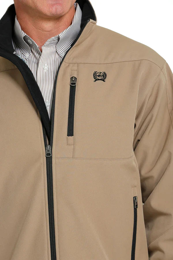 CINCH Men's Solid Bonded Jacket Brown MWJ1567008