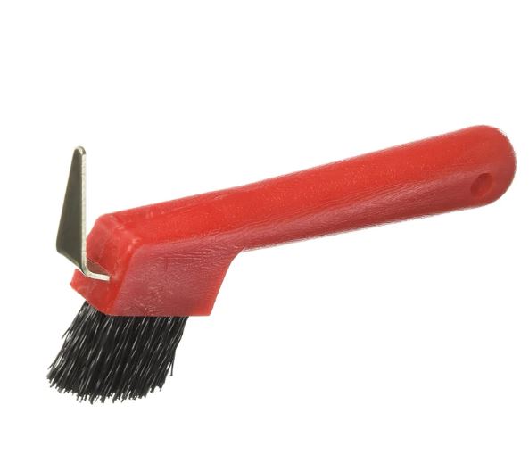Academy Plastic Hoof Pick Red