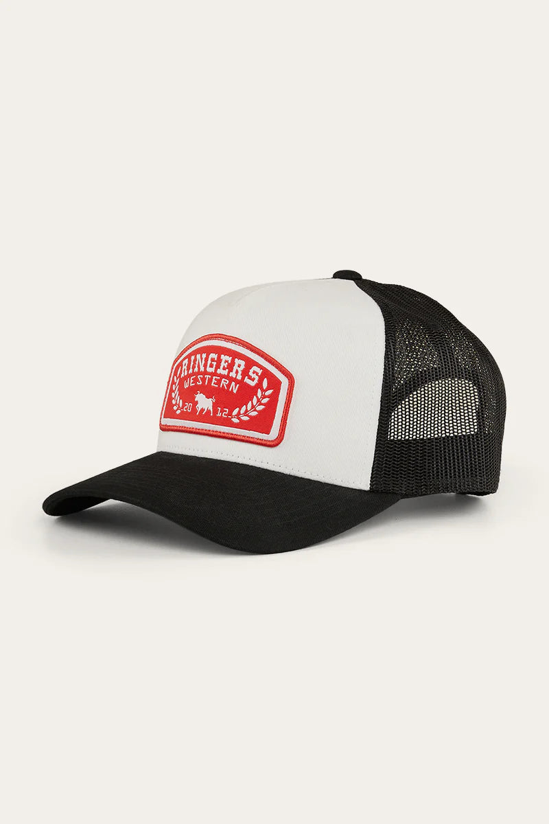 Ringers Western Wheatbelt Trucker - White/Red