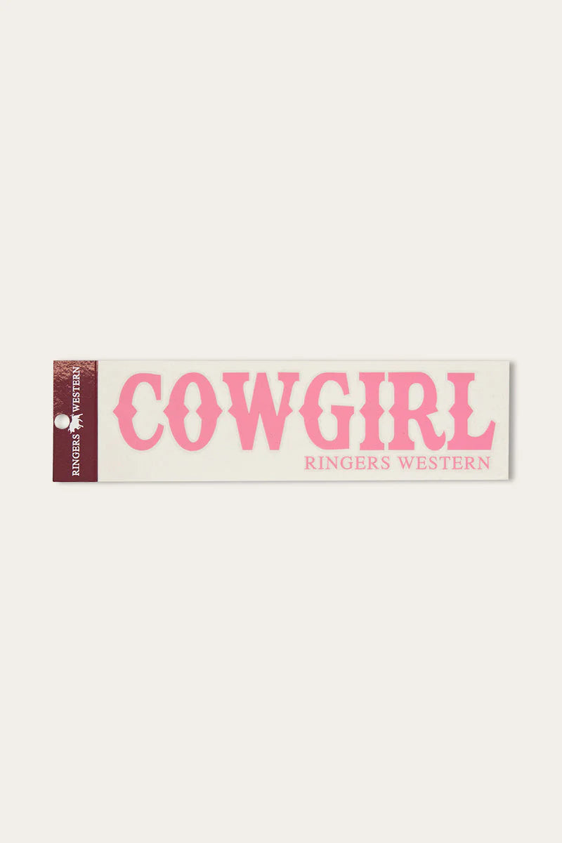 Ringers Western Cowgirl Die Cut Sticker - Melon