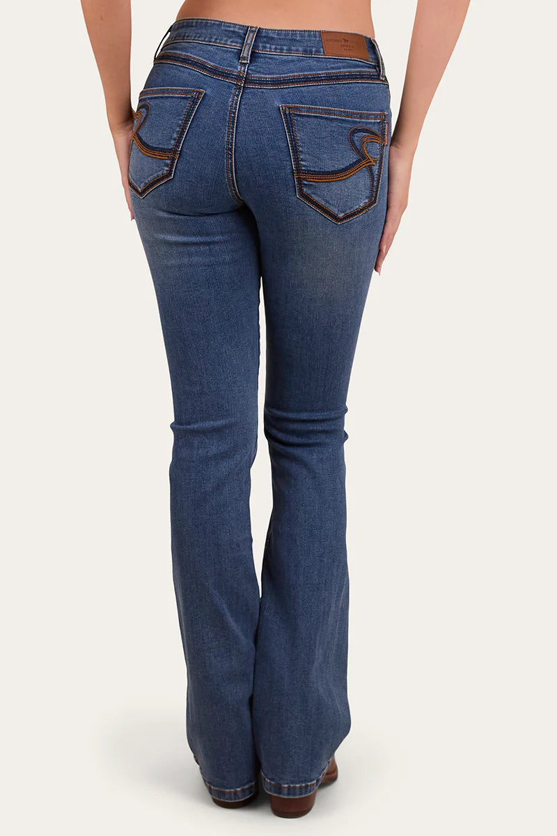 Ringers Western Caroline Rodeo Women's Mid Rise Bootleg Jean