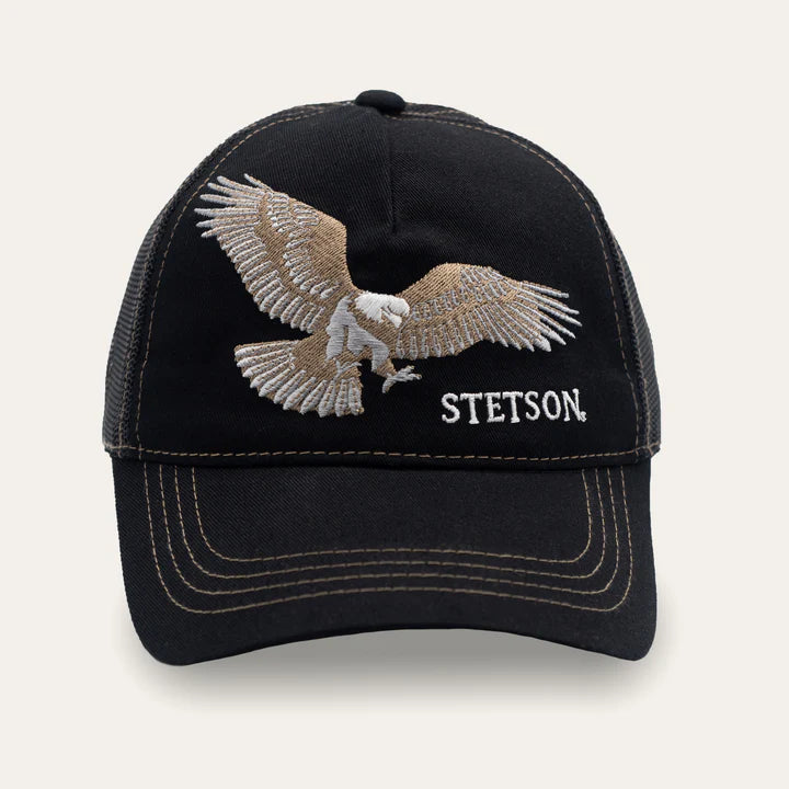 Stetson Eagle Trucker Black