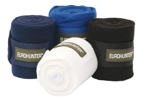 Eurohunter White Fleece Polo Bandage Set