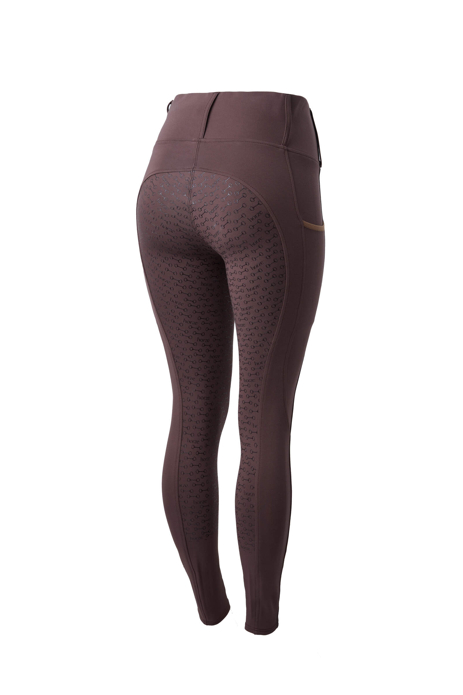 Horze Lucinda Women's High Waist Tights with Silicone Full Seat