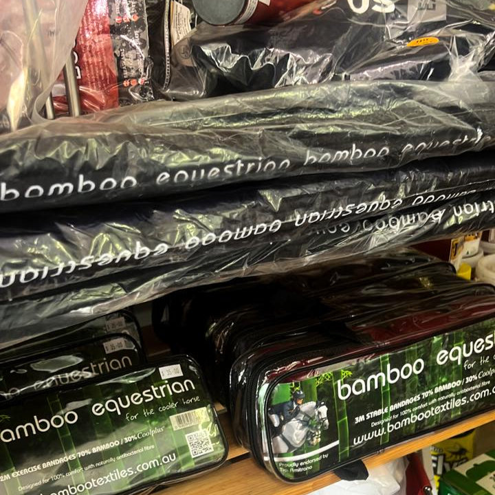 Bamboo Exercise Wraps Black 2 Pack