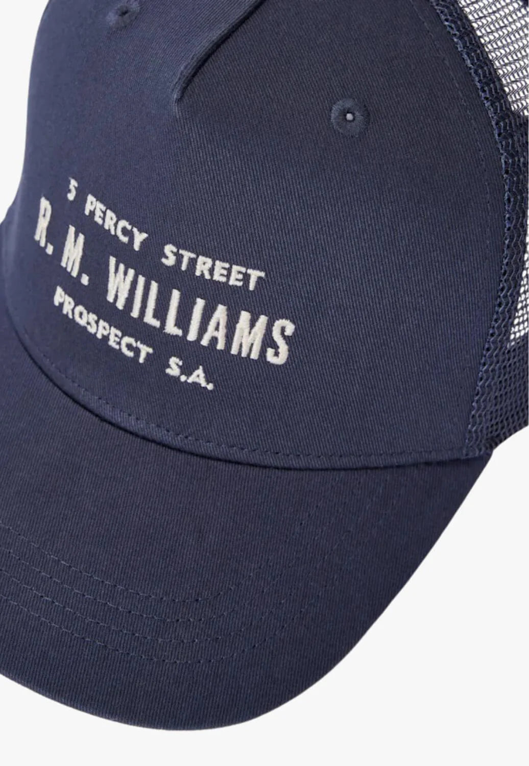 RM Williams Stencil Trucker Cap Navy