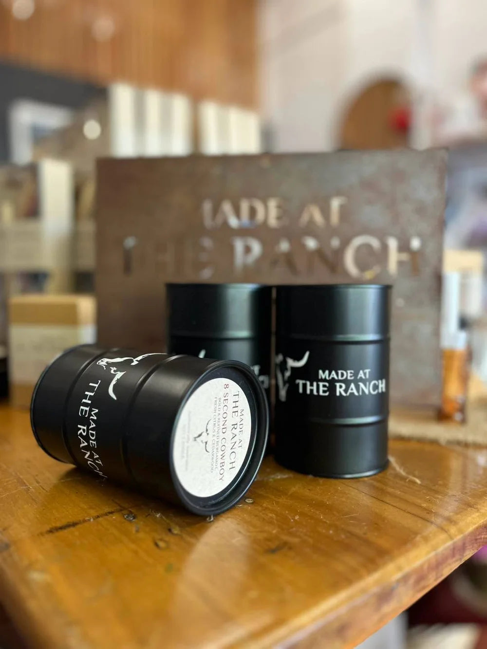 Made at the Ranch Barrel Candle