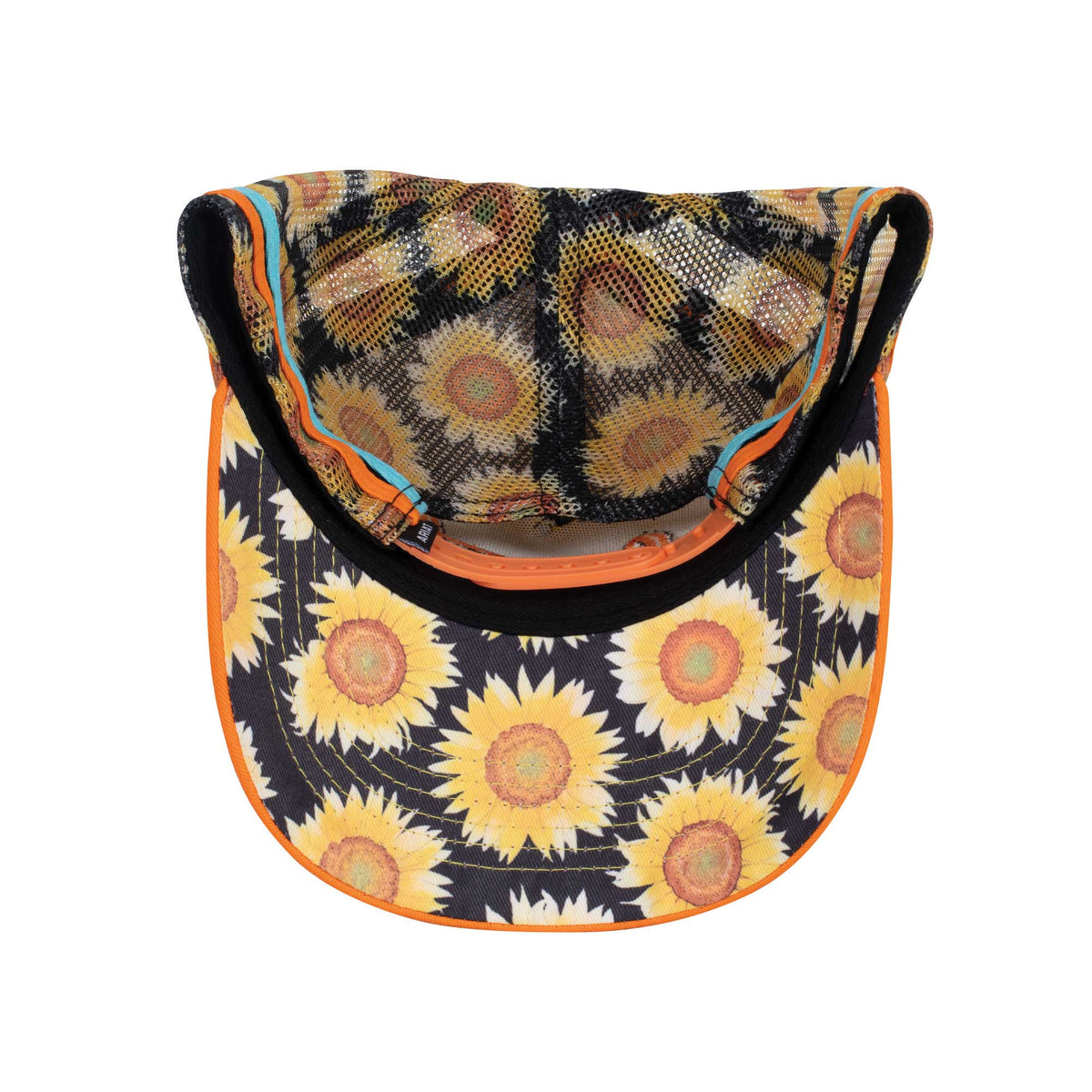Ariat Sunflower Script Mesh Trucker Cap Wild