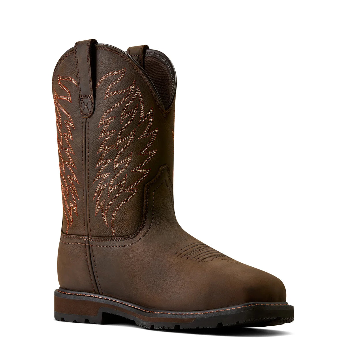 Ariat Groundbreaker H20 Wide Square Toe Waterproof Steel Toe Work Boots