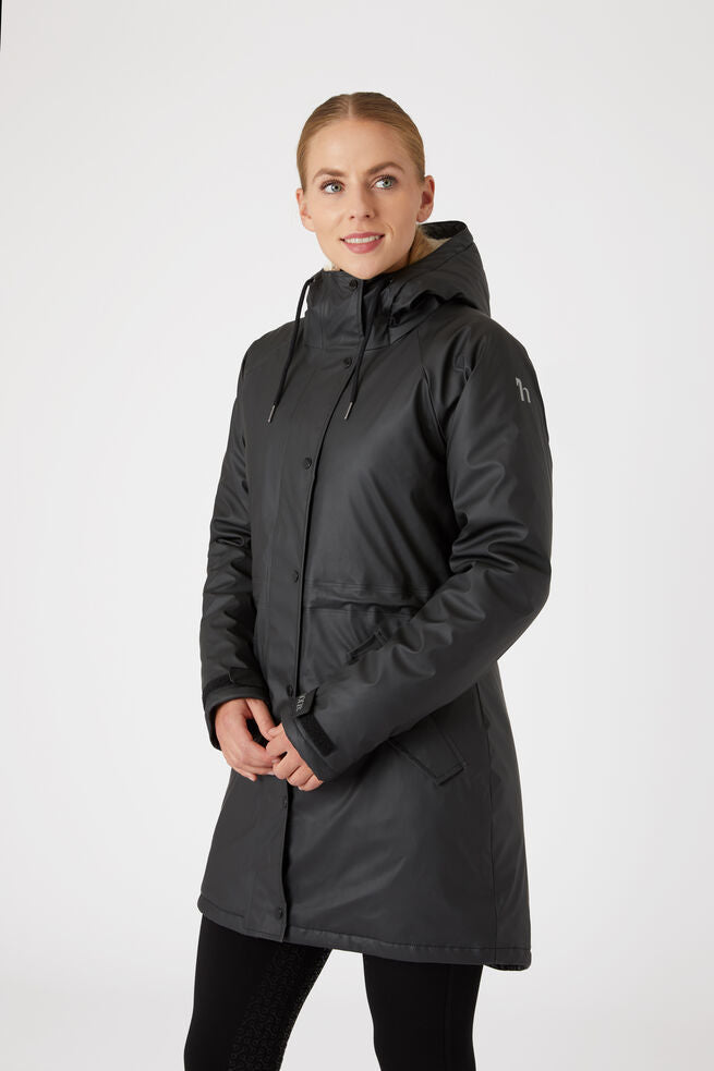Horze Dania Winter Rain Coat Black