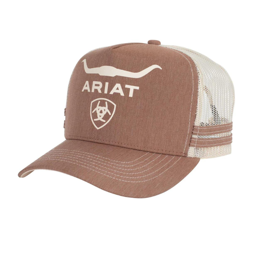 Ariat Wild Bull Trucker Cap Brown