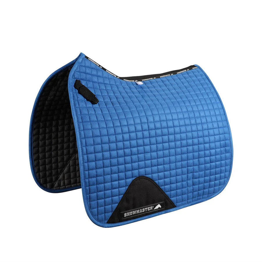 Showmaster Kwik-Dry Dressage Pad Blue Full