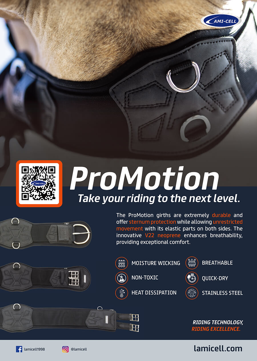 Lami-Cell V22 ProMotion Dressage Girth