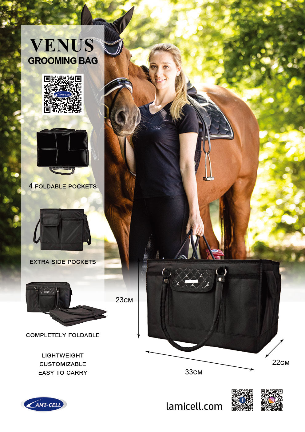 Lami-Cell Venus Grooming Bag