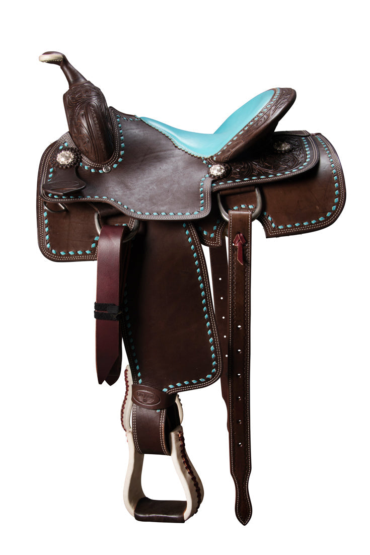 Fort Worth Barrel Racing Saddle with Buckstitch