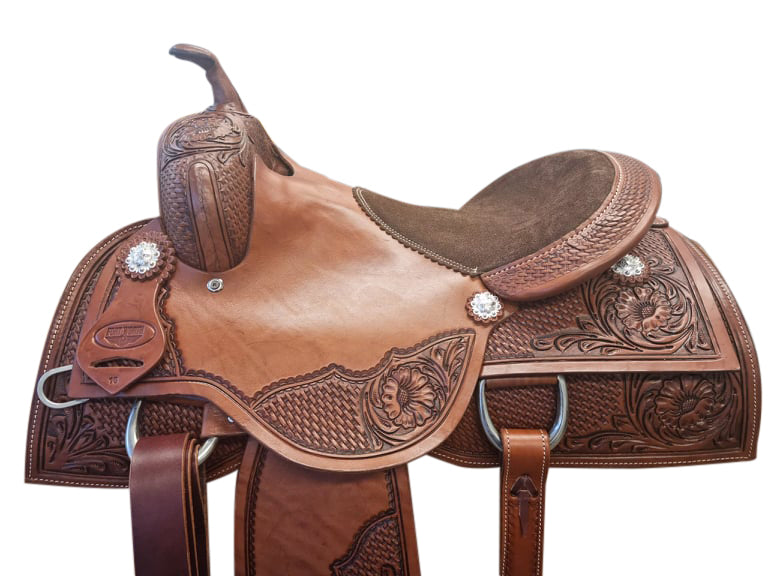 Fort Worth Reiner Saddle - Handcrafted Rawhide Western Saddle