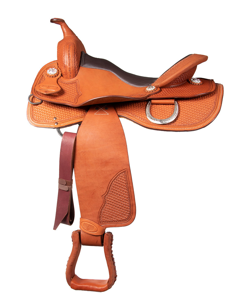 Fort Worth Western Pleasure Basket Weave Saddle
